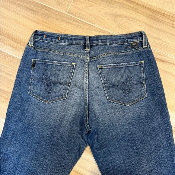 Jag Jeans Low Rise Boot Leg Dark Blue Denim- 10P - Picture 2 of 14